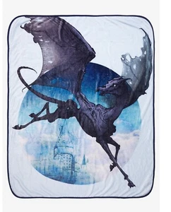 Harry Potter Thestral Throw Blanket NWT - Picture 1 of 1