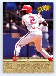 1996-97 Score Board All Sport PPF #65 Calvin Reese Gold Cincinnati Reds - Picture 1 of 2