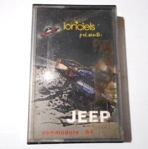 Rare JEEP ( LORICIELS ) Commodore 64 jeu rare / game for C64 - COMMODORE 64 - Imagen 1 de 3