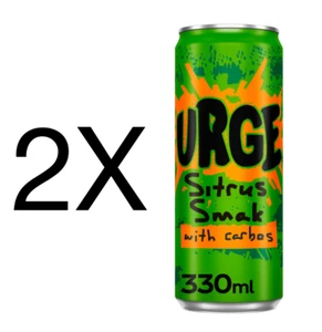 Surge Urge Soda Zitrusgeschmack Softdrink 2X330ml Getränke - Bild 1 von 1