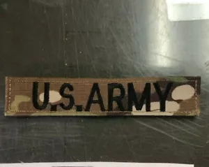 GANCIO E FISSAGGIO FILO NERO ESERCITO AMERICANO SUPPORTO MULTI-CAM OCP NOME NASTRO - Foto 1 di 2
