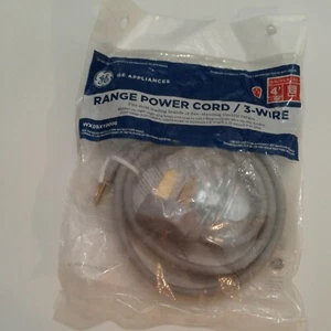General Electric WX09X10006 3 Wire 40amp Range ( Stove / Oven) Power Cord 4’ - Picture 1 of 2