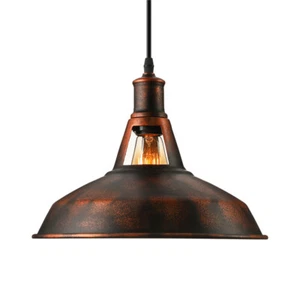 Hot Rustic Industrial Pendant Lamp Antique Copper Finished Ceiling Light Fixture - Picture 1 of 7