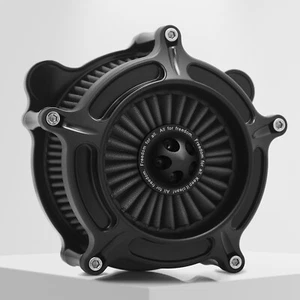 Turbine Air filter Cleaner intake For Harley Softail 93-15 ,01-07 DYNA TOURING - Picture 1 of 8