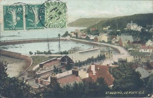 Camiseta deportiva de St Aubins vista 1914 PC del Reino Unido - Imagen 1 de 2