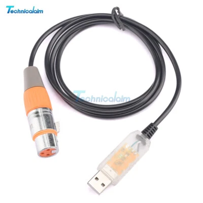 USB to DMX Interface Adapter Cable Stage Light PC DMX512 Controller Dimmer DMX - Bild 1 von 4