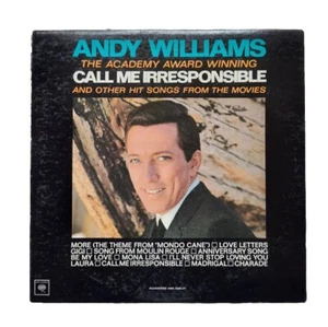 Andy Williams, Call Me Irresponsible LP Vinyl Record Columbia - Picture 1 of 1