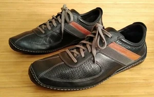 Cole Haan Casual Leather Shoes. Men's 10 Black/Gray/Brown Stripe - Picture 1 of 10