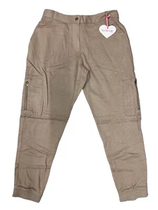 Damen 7/8 Hose Sommerhose Freizeithose Maite Kelly NEU taupe Größe 38 40 42 - Imagen 1 de 2
