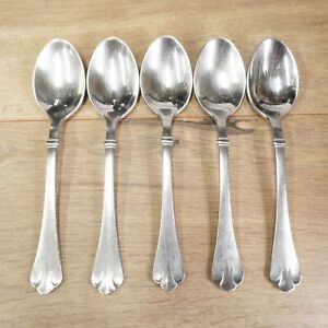 5 Towle 18/8 Stainless CHELMSFORD Germany Teaspoons