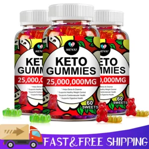 3 Flaschen Keto Gummis Abnehmen Appetitzügler Fatburner Abnehmen Gummibärchen - Bild 1 von 9