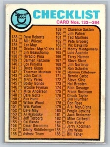 1973 Topps - Checklist 133-264 #264 - Bild 1 von 2