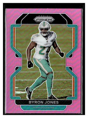 2021 Panini Prizm #110 Byron Jones Pink Prizm Miami Dolphins - Image 1 of 2