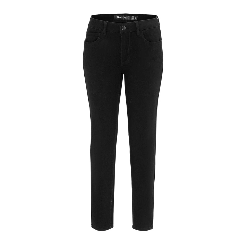 Firetrap Womens Md Rse Skinny Jeans Trousers Bottoms Pants Cotton