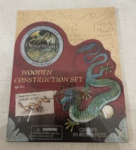 Dragonology Holzpuzzle Modellset Bauen Sie Ihren eigenen asiatischen Lungendrachen 101-teiliges Kit - Bild 1 von 5