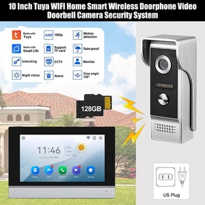 Tuya APP WIFI Teléfono de Puerta Inalámbrico Inteligente Video Timbre Cámara Sistema de Seguridad - Imagen 1 de 28
