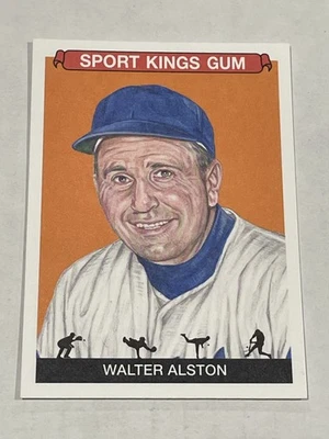 2021 Sportkings Volume 2 Multisport #76 - Walter Alston - Los Angeles Dodgers - Image 1 of 2