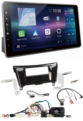 Pioneer Bluetooth USB DAB Lenkrad Autoradio für Nissan X-Trail Qashqai 2014-2017 - Bild 1 von 4