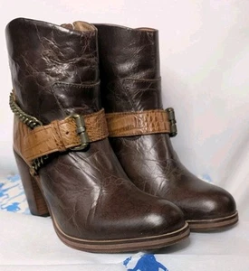 Lucchese Boots Women's Spirit Rachel Handcrafted Ankle Bootie Size 6.5 With Box - Picture 1 of 17