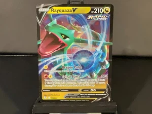 Pokémon TCG Rayquaza v Evolving Skies Holo Ultra Rare Karte 110/203 - Bild 1 von 2
