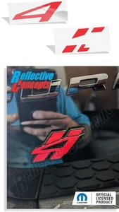 AWD "4Rhombi"  Emblem Overlay Decal for 2018-2026 Dodge Durango AWD - Picture 1 of 77