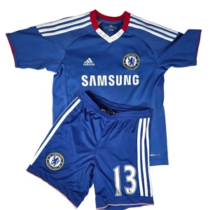 Chelsea Home Football Kit - 2010/11 Samsung Adidas Blue - Kids Age 9-10 Years - Picture 1 of 9