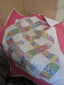 Hand Made Linus Project Baby Quilt 48" X 36" - Picture 1 of 10
