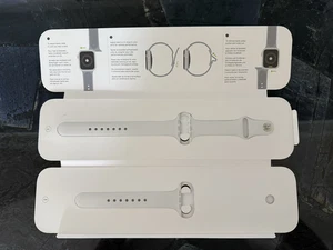 Original Apple Watch Band Silicone 44mm - White - S-M-L - Afbeelding 1 van 4