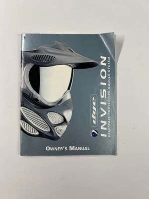 Máscara Dye Paintball Envision folleto original para propietarios - rara, coleccionable. Foto 1 de 3