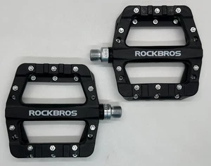 Rock Bros RockBros Ligero Bicicleta de Montaña Pedales Bicicleta BMX MTB Negro 9/16" - Imagen 1 de 3