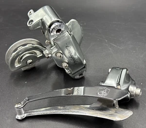 Campagnolo C-RECORD ~ Century Finish ~ Gray 8-Speed Derailleurs GORGEOUS - Picture 1 of 19