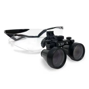 New Dental Loupes 3.5X-R Surgical Glasses Binocular Optical Black (US stock) - Picture 1 of 6