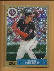 Trea Turner 2017 Topps '87 Topps Silver Pack Chrome #87-TT Nationals Baseball - Picture 1 of 2