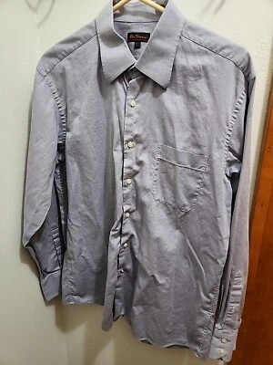 Camisa de vestir Ben Sherman para hombre azul y púrpura 16,5/34-35 Foto 1 de 3