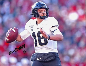 Foto de fútbol firmado por Aidan O'Connell Purdue 8x10 ¡CALDERA! - Imagen 1 de 1