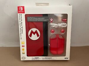 PDP Official Mario M Edition Starter Kit for Nintendo Switch - Open Box