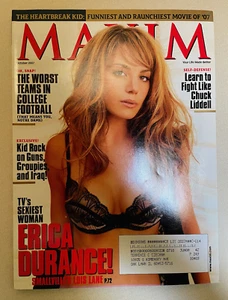 October 2007 MAXIM Back Issue #118 Smallville Erica Durance Cover Kid Rock UFC - Bild 1 von 2