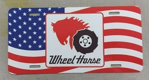 RAD PFERD - NUMMERNSCHILD MIT AMERIKANISCHER FLAGGE - Bild 1 von 1