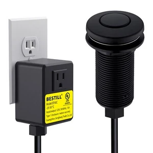 Ill Garbage Disposal Air Switch Kit Ul Listed Cordless Sink Top Push Button For - Picture 1 of 6