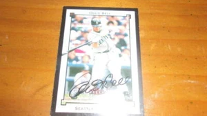 Tarjeta Fleer Premium 2002 firmada por David Bell Seattle Mariners certificado de autenticidad - Imagen 1 de 1