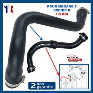 Durite de Suralimentation Turbo Echangeur pour Megane 2 Scenic II 1.9 DCI 120 - Foto 1 di 8