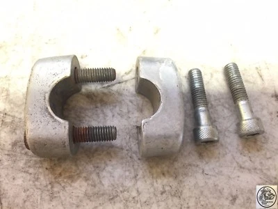 Can Am Qualifier 125 IV 1982 techo triple árbol soportes de vástago de dirección original OEM Foto 1 de 2