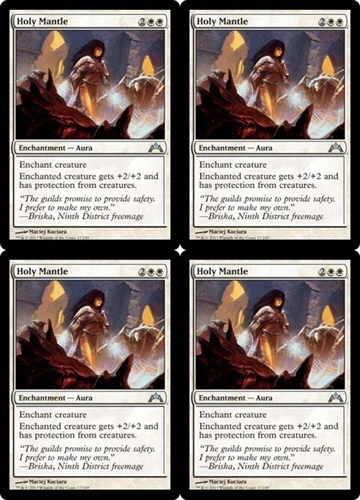 MTG - 4x HOLY MANTLE - Gatecrash (U) - Image 1 of 1