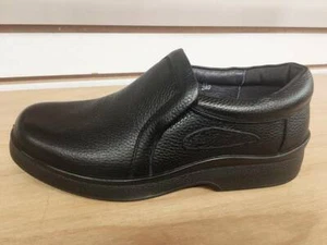 Men's Restaurant Oil Resistant Kitchen Work Shoes Leather shoes Slip-On Skid  - Picture 1 of 3