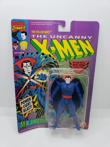 Toybiz Mr. Sinister Action Figure 1992 Vintage Toy Biz MOC Marvel Uncanny X-Men Cover