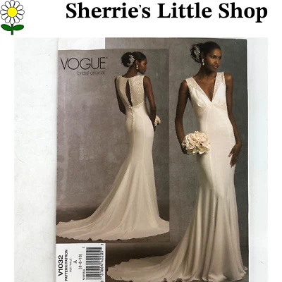 Vogue Patterns V1032 Misses' Bridal Dress Sewing Pattern - Size 6-10 - Image 1 of 3