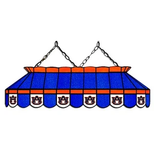 NCAA Auburn Tigers Stained Glass 40" Pool Table Light - NEW - MADE IN U.S.A. - Picture 1 of 1