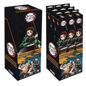 Paquete de 2 carteles de misterio de demon Slayer de 9 paquetes en exhibición PDQ nuevos - Imagen 1 de 2