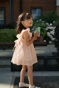Vestido con volantes con patrón de costura de papel para niña y bebé 6 meses -7 años - Imagen 1 de 9
