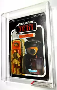 VINTAGE STAR WARS 1983 KENNER ROTJ LEIA ORGANA BOUSHH AFA 85++ MOC UNPUNCHED - Bild 1 von 7